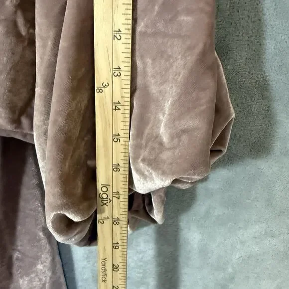 NWT Free People Portia Velvet S Pink Dress V-Neck Balloon Sleeve Romantic Boho - Picture 5 of 10